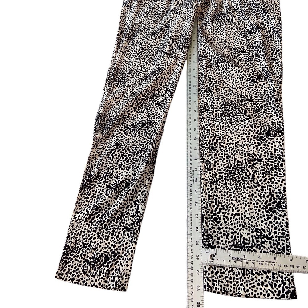 Only Pippa jumpsuit lightweight gold hardware animal print black white NWT - Picture 14 of 16